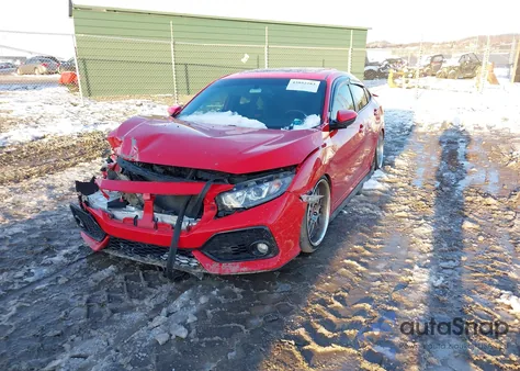 2018 Honda Civic Si из США, поврежденный, VIN 2HGFC1E55JH705967